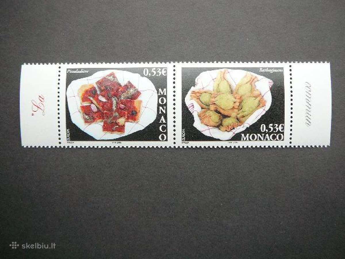 Monakas 2005 Europa Gastronomija Mnh mo999