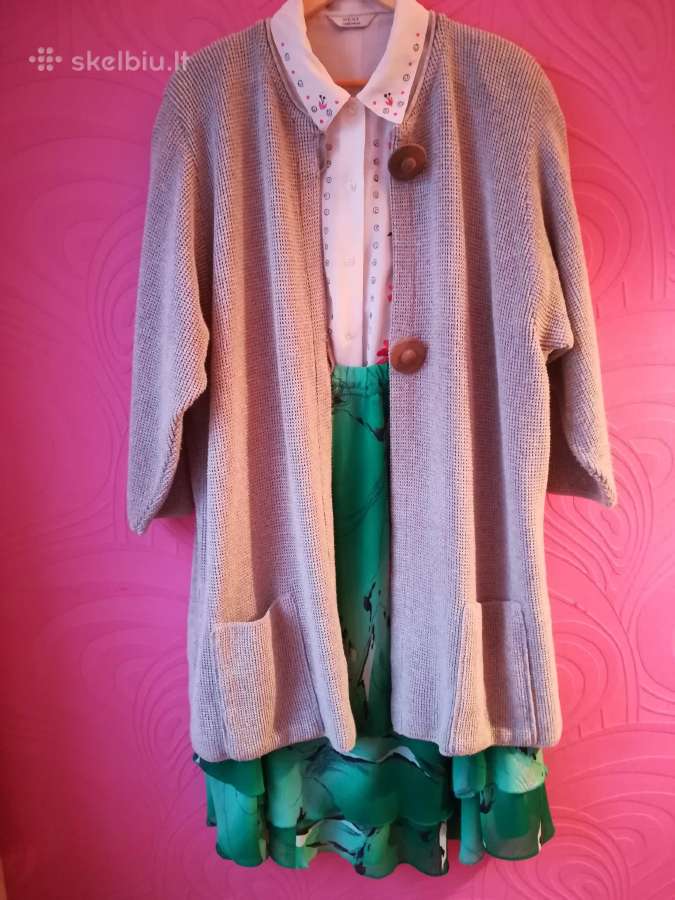 Platėjantis sijonas Plus size - nuotraukos Nr. 5