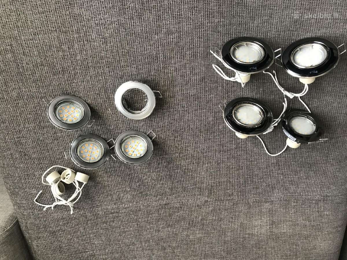 LED lizdai ir laikikliai