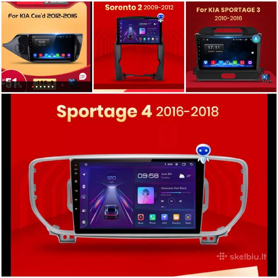 Parduodu naujas android ir carplay multimedijas - nuotraukos Nr. 18