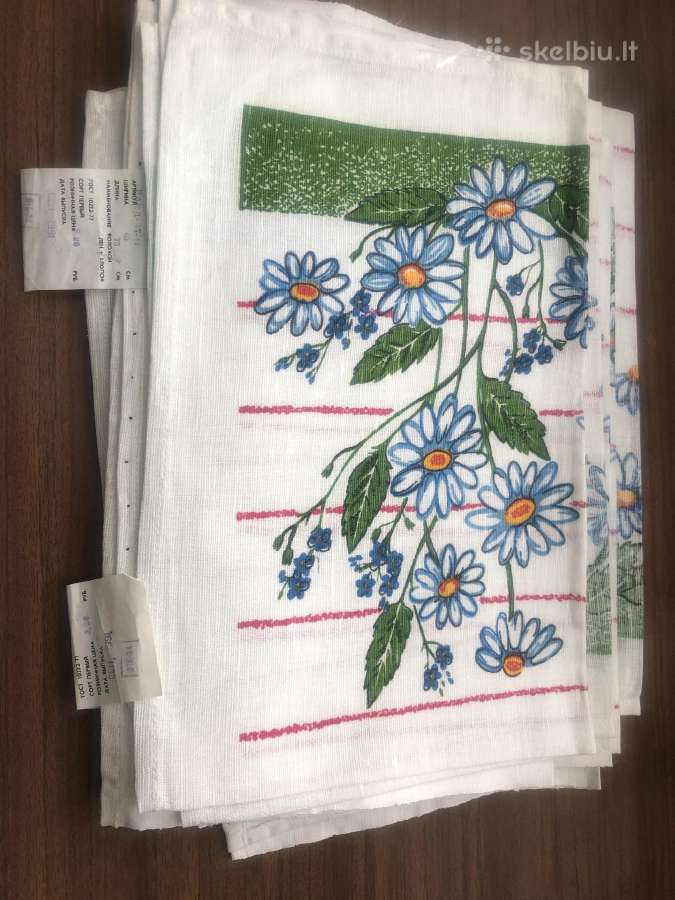 Nauji lininiai virtuviniai rankšluosčiai