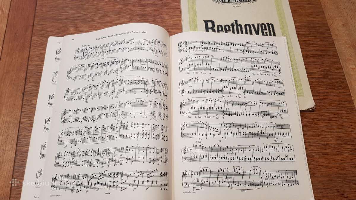 Bethovenas. Simfonijos 1-5 ir 6-9. Klavyrai. - nuotraukos Nr. 3