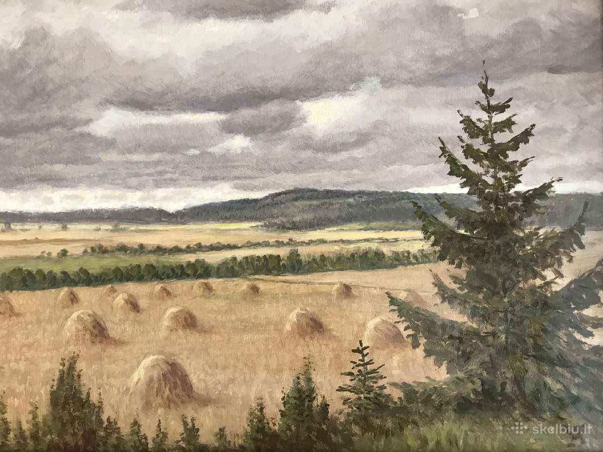 Paveikslas. Aliejus. Kartonas - nuotraukos Nr. 3