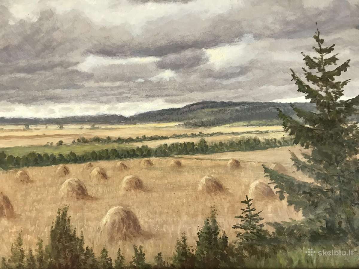 Paveikslas. Aliejus. Kartonas - nuotraukos Nr. 5