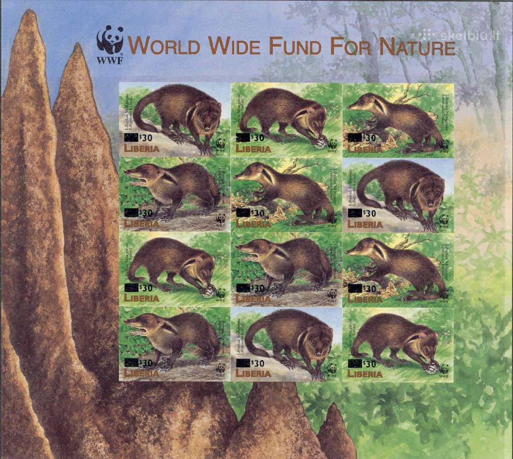 Liberija 2003. Wwf-mangustas Rr ! - nuotraukos Nr. 2