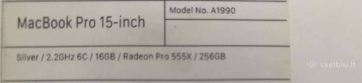 Apple MacBook pro nešiojamo kompjuterio dėklas - nuotraukos Nr. 3