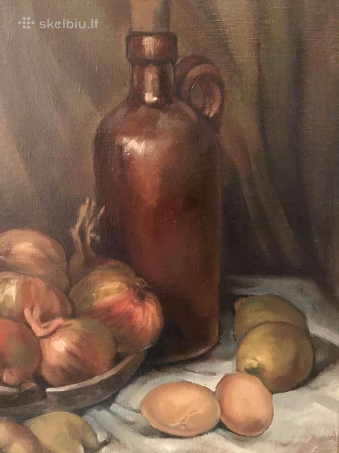 Paveikslas. Natiurmortas. Aliejus.drobė - nuotraukos Nr. 7