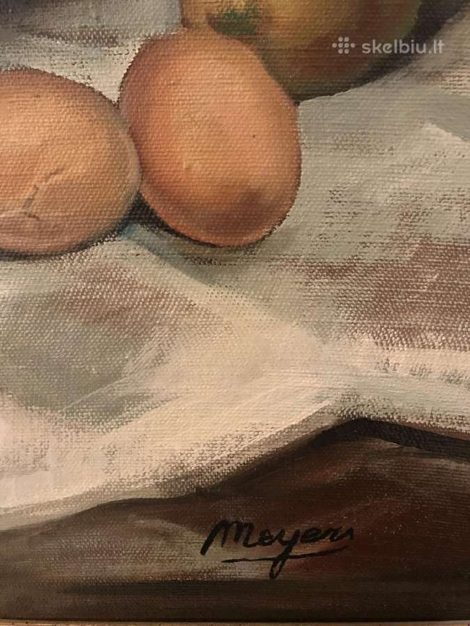 Paveikslas. Natiurmortas. Aliejus.drobė - nuotraukos Nr. 8