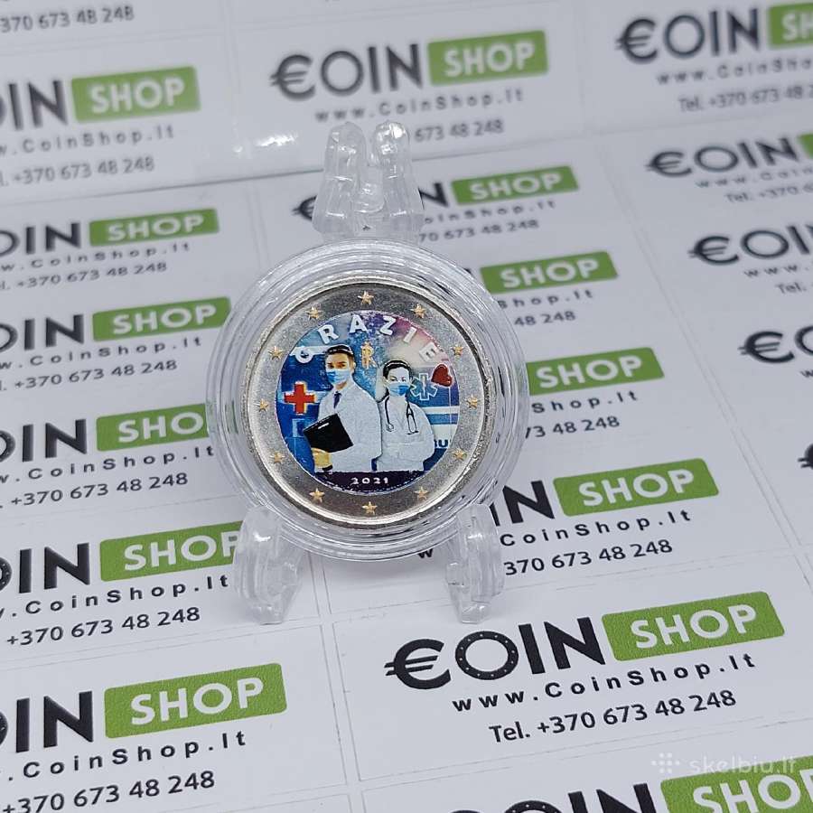 Spalvotos 2€ monetos įvairių metų - nuotraukos Nr. 8
