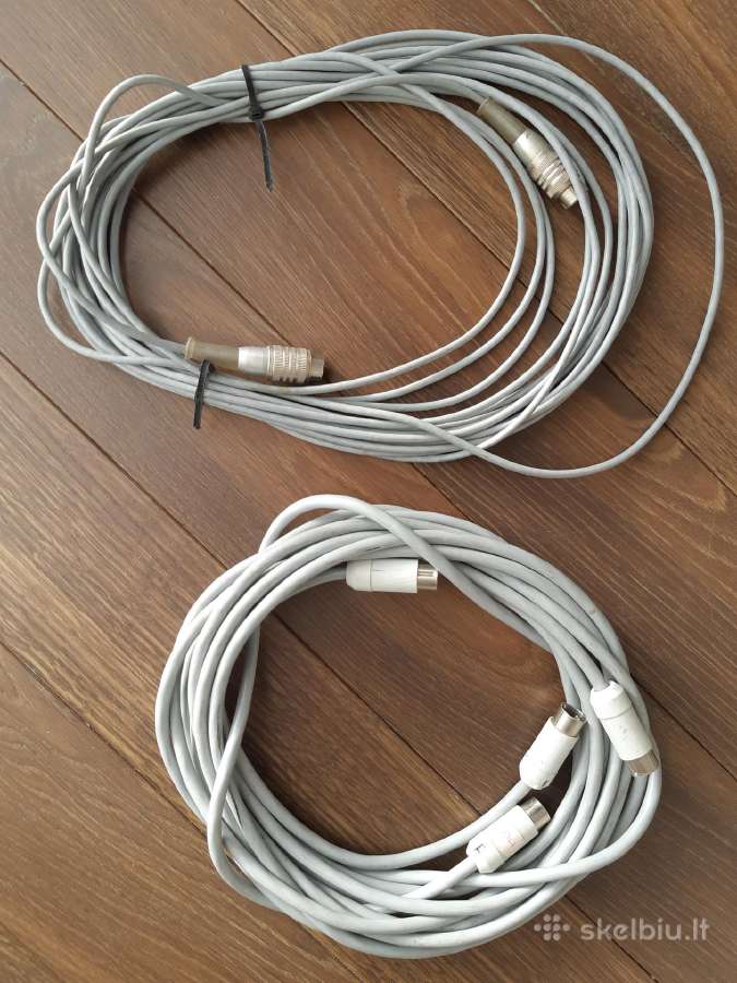 Kabeliai jungtys vintažinei audio aparatūrai
