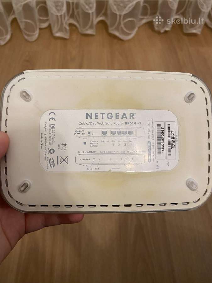 Netgear Rp614 v3 routeris / maršrutizatorius - nuotraukos Nr. 2