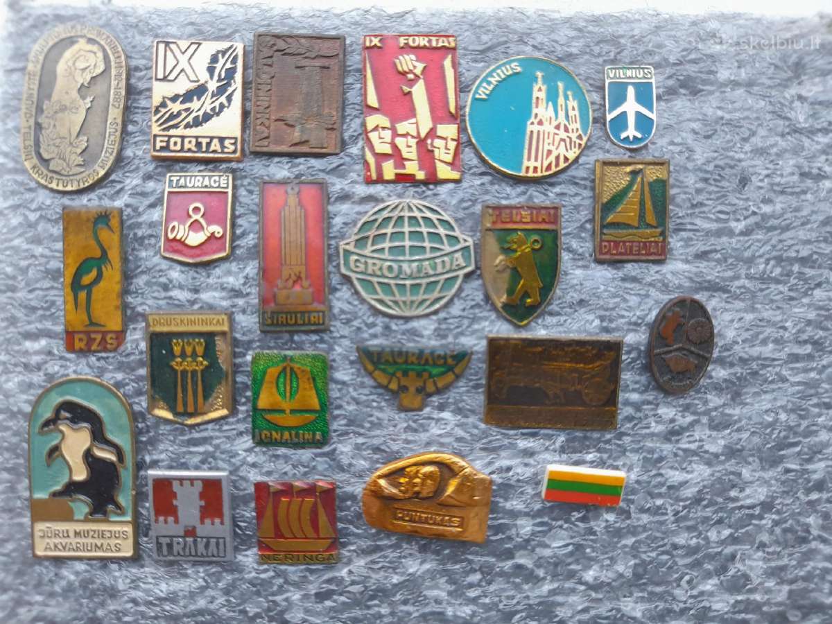 Ženkliukai 22 vnt-10€
