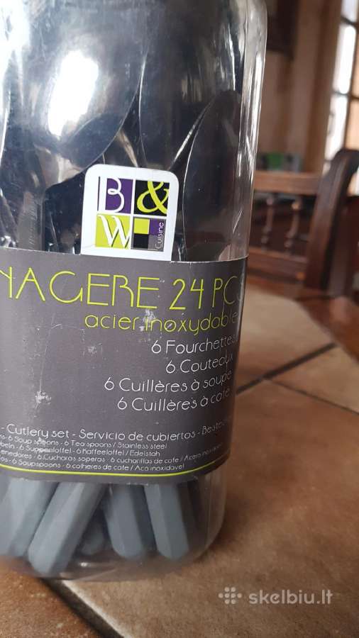 Peiliai,šakutes,šaukstai,šauksteliai.24vnt. - nuotraukos Nr. 3