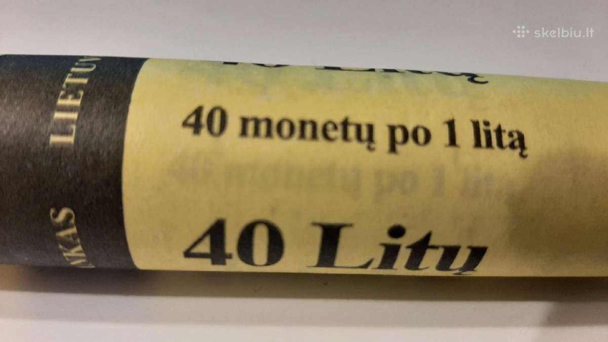 Ritinėlis monetų 1 lt pirmininkavimui - nuotraukos Nr. 2