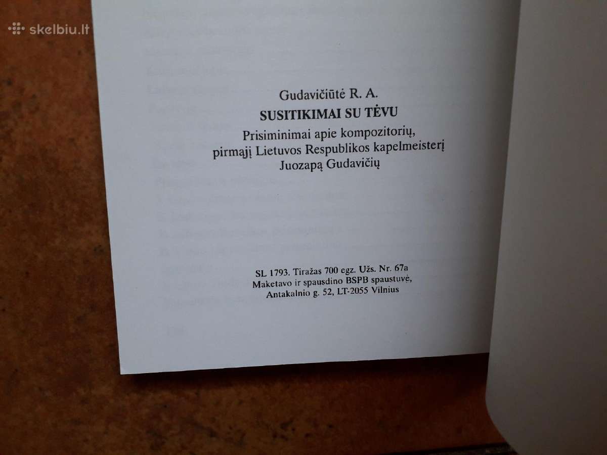 R. A. Gudavičiūtė "Susitikimai su tėvu" 1998 m. - nuotraukos Nr. 6