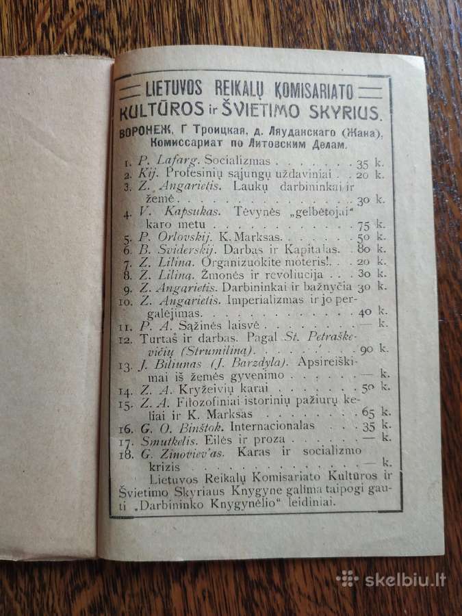 1918 m.filozofiniai-istorinių pažiūrų keliai ir K. - nuotraukos Nr. 4