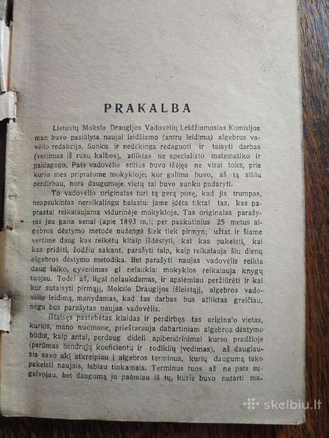 1919 m."algebros teorija" - nuotraukos Nr. 3
