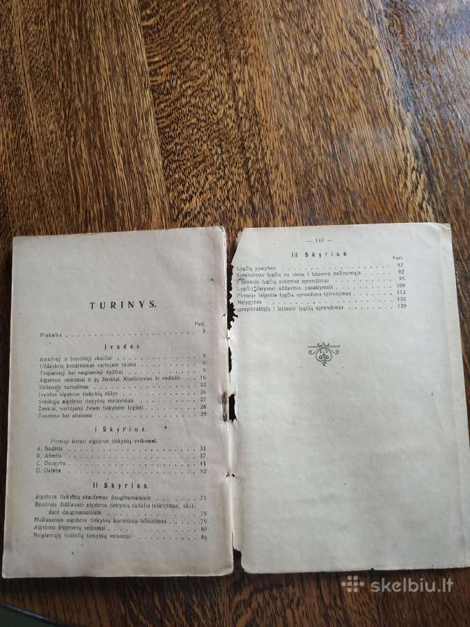 1919 m."algebros teorija" - nuotraukos Nr. 5