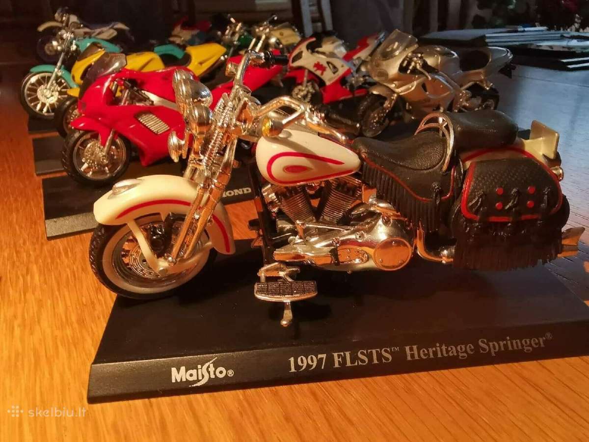 Motociklų modeliai bmw harley yamaha suzuki 1:18 - nuotraukos Nr. 2