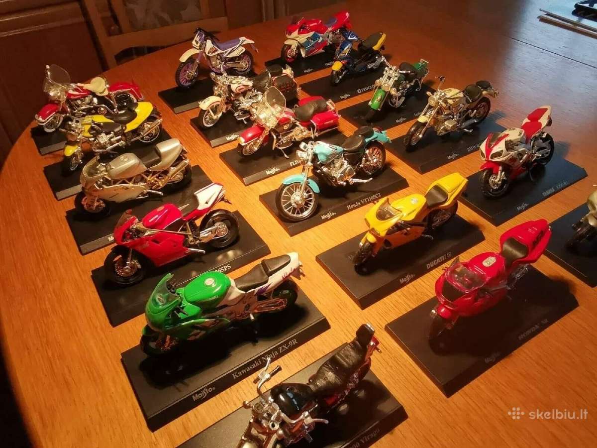 Motociklų modeliai bmw harley yamaha suzuki 1:18 - nuotraukos Nr. 6