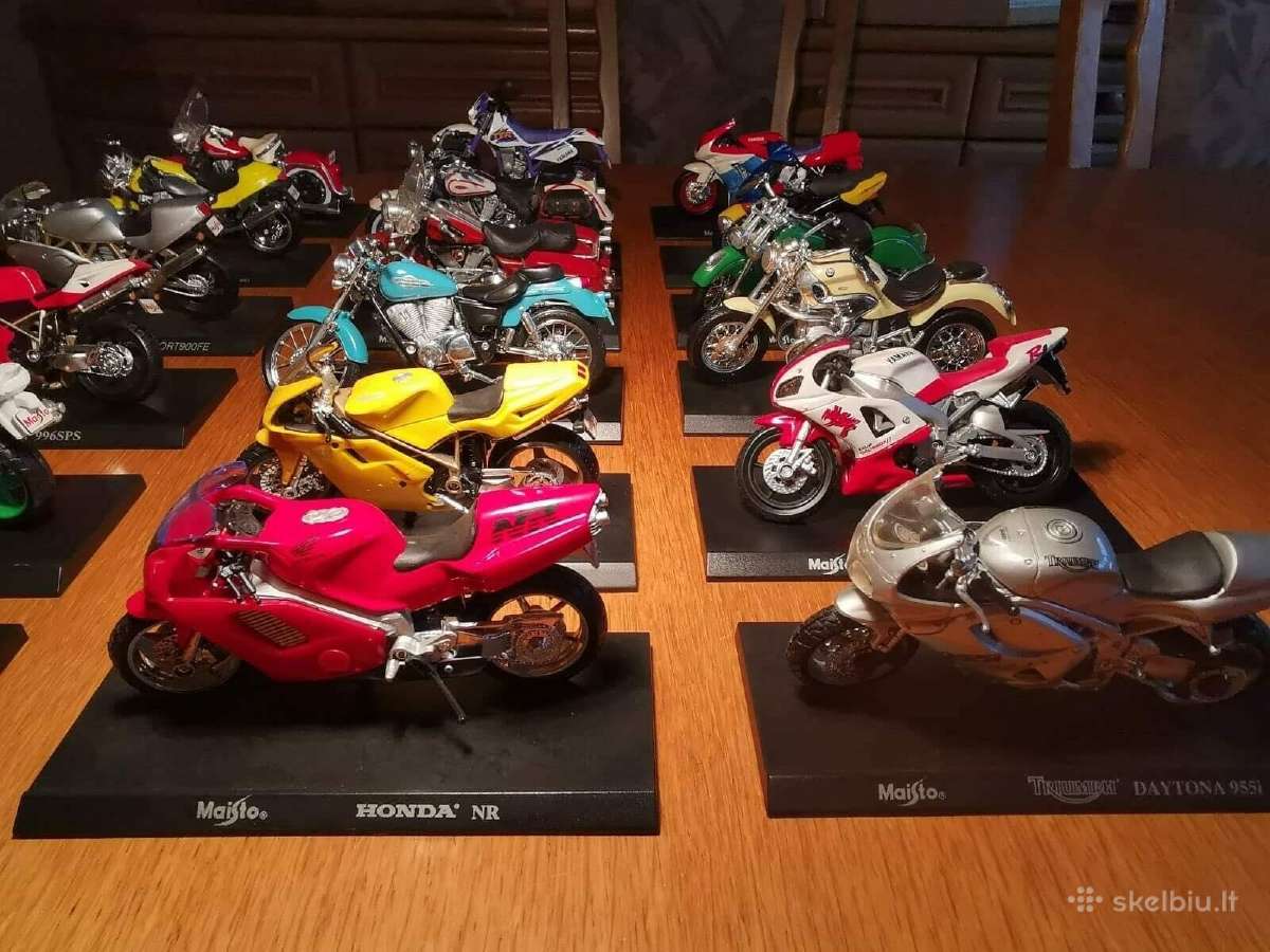Motociklų modeliai bmw harley yamaha suzuki 1:18 - nuotraukos Nr. 8