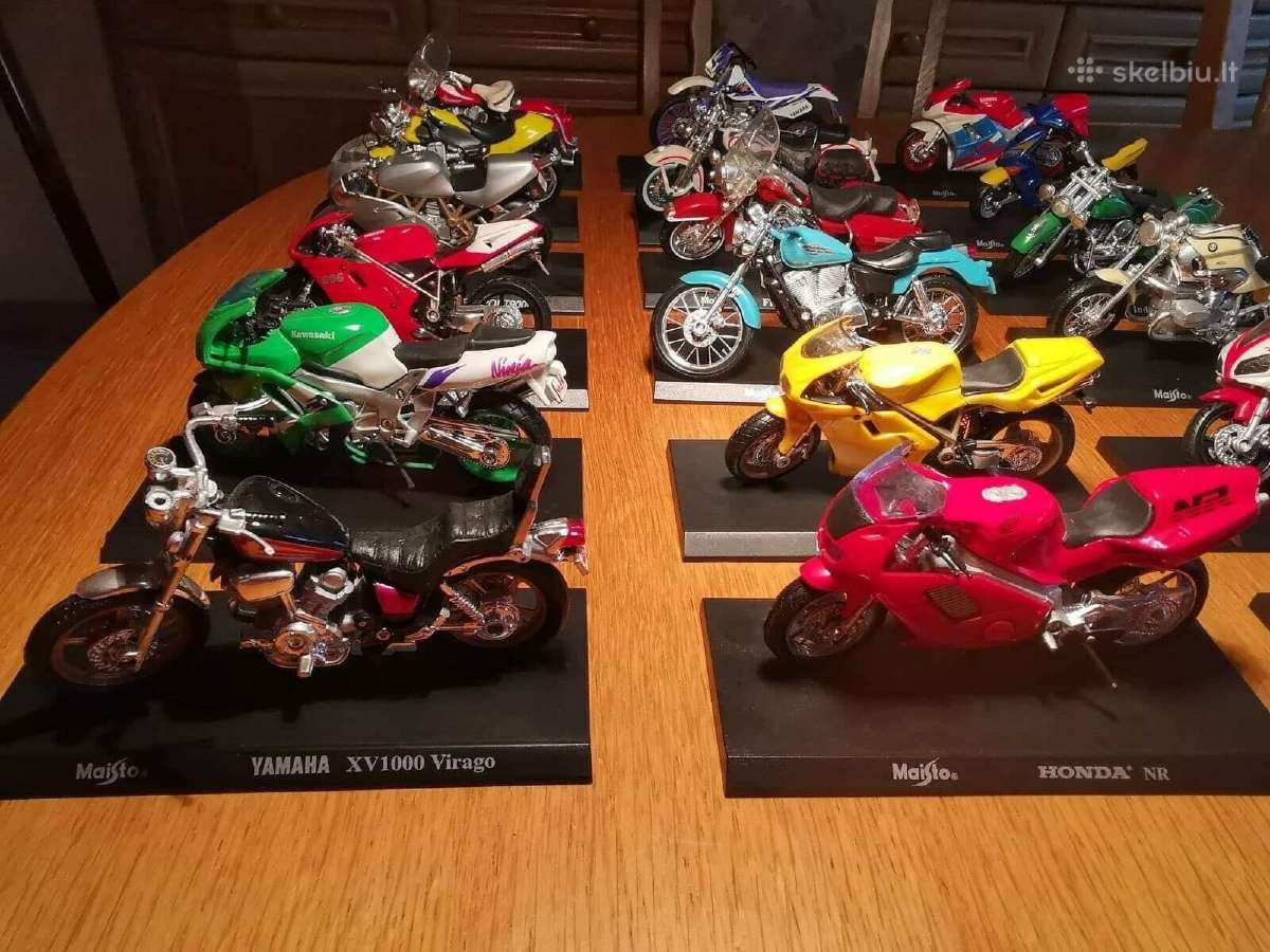 Motociklų modeliai bmw harley yamaha suzuki 1:18 - nuotraukos Nr. 9