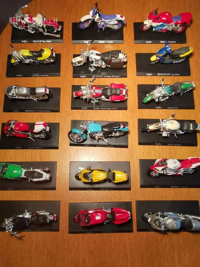 Motociklų modeliai bmw harley yamaha suzuki 1:18 - nuotraukos Nr. 10