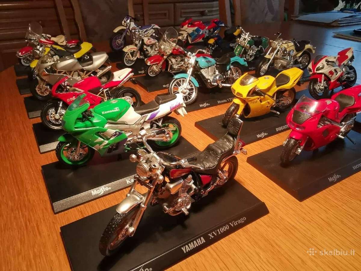 Motociklų modeliai bmw harley yamaha suzuki 1:18 - nuotraukos Nr. 11