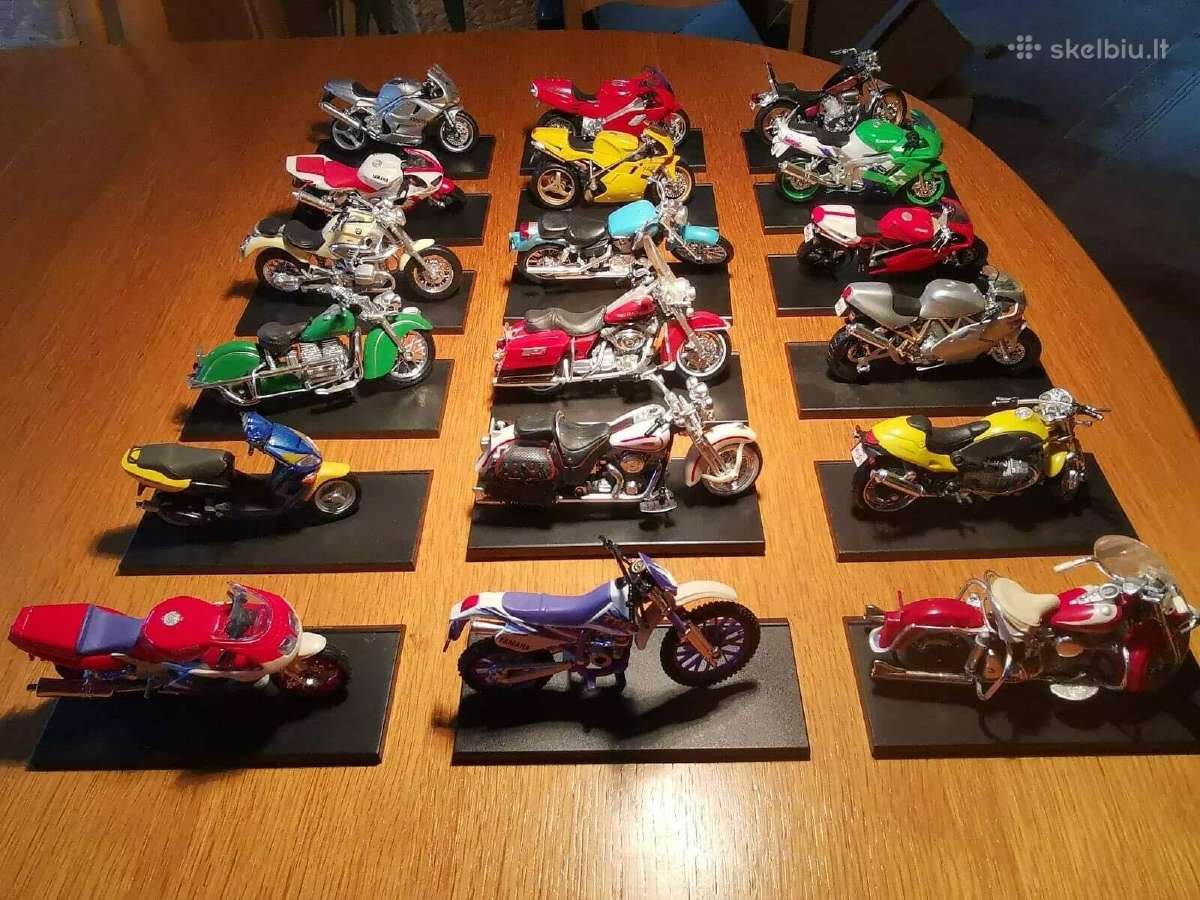 Motociklų modeliai bmw harley yamaha suzuki 1:18 - nuotraukos Nr. 12