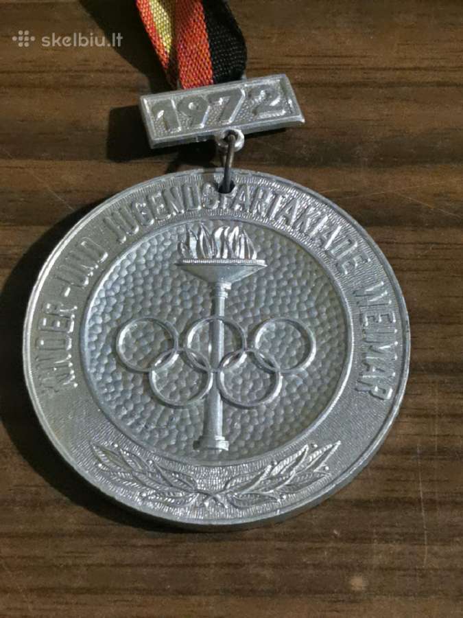 1972m vaikų ir jaunimo spartakiados medalis