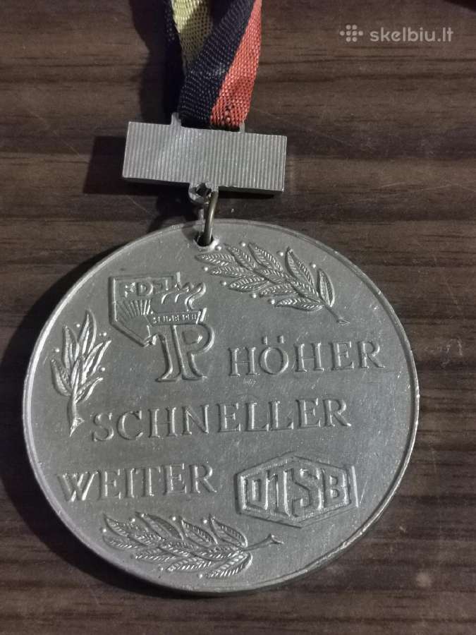 1972m vaikų ir jaunimo spartakiados medalis - nuotraukos Nr. 2