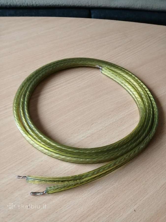 Subwoofer'io, žemų dažnių kolonėlės kabeliai - nuotraukos Nr. 4