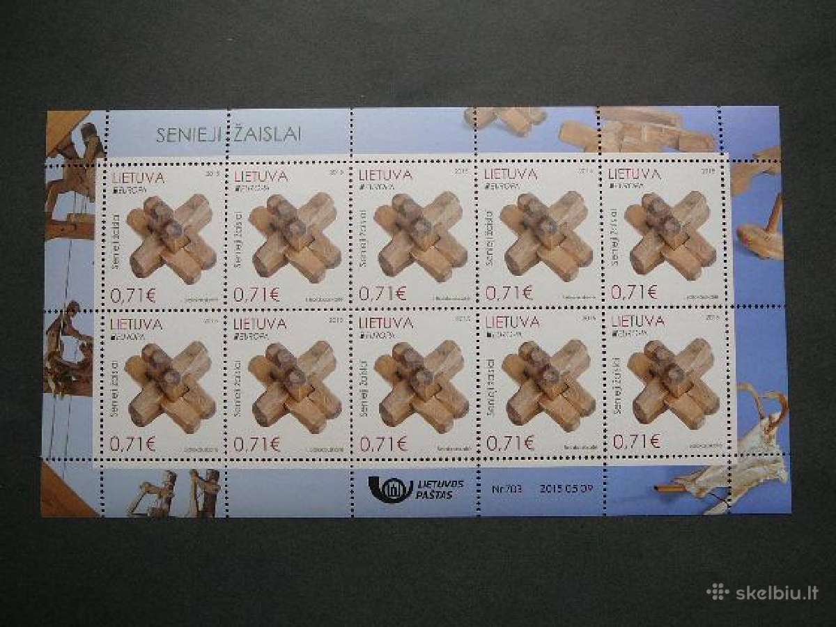 Lietuva 2015 Europa Zaislai svarus lit1188kl