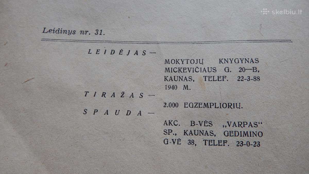 Antikvarinė knyga Kova su mirtim - nuotraukos Nr. 2