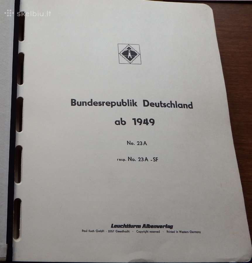 Vokietija 1956-1978 m. pilna kolekcija p.ž.