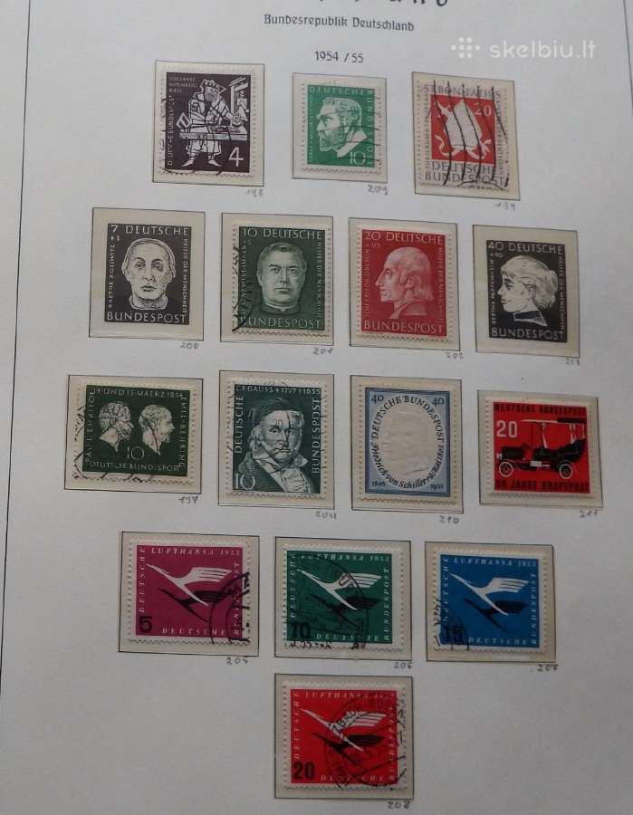 Vokietija 1956-1978 m. pilna kolekcija p.ž. - nuotraukos Nr. 3