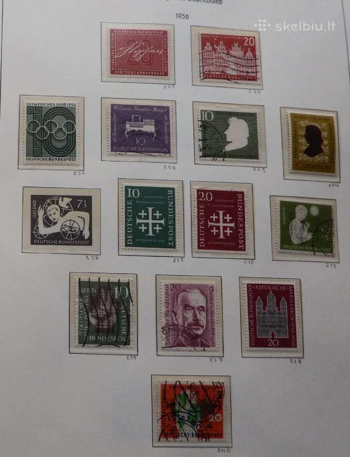 Vokietija 1956-1978 m. pilna kolekcija p.ž. - nuotraukos Nr. 4