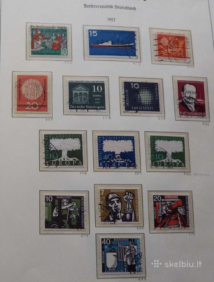 Vokietija 1956-1978 m. pilna kolekcija p.ž. - nuotraukos Nr. 5