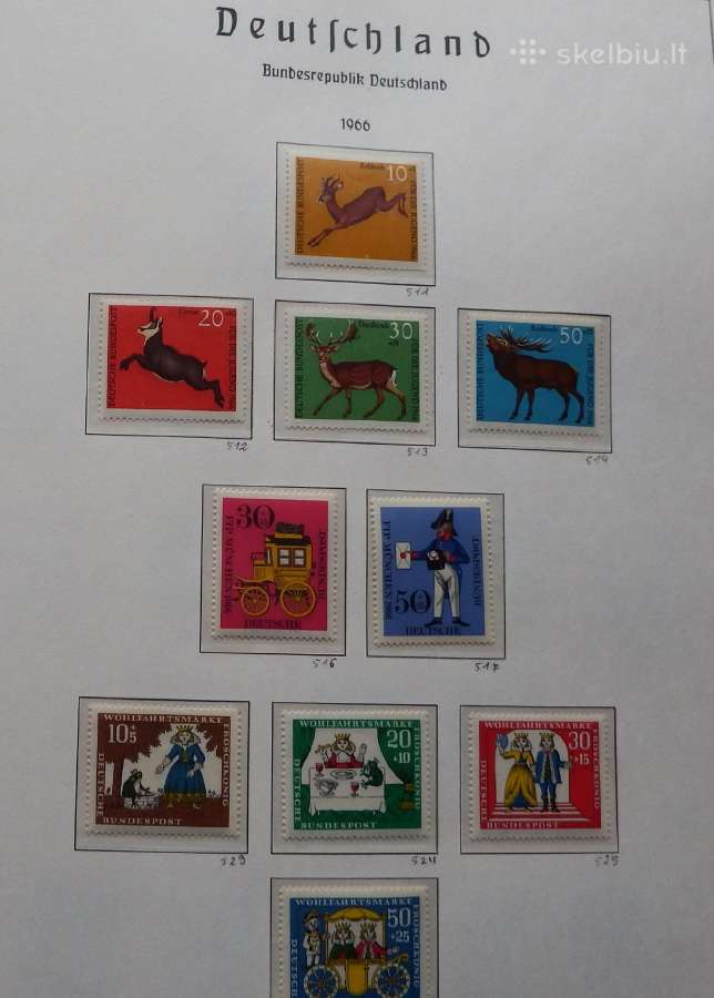 Vokietija 1956-1978 m. pilna kolekcija p.ž. - nuotraukos Nr. 6
