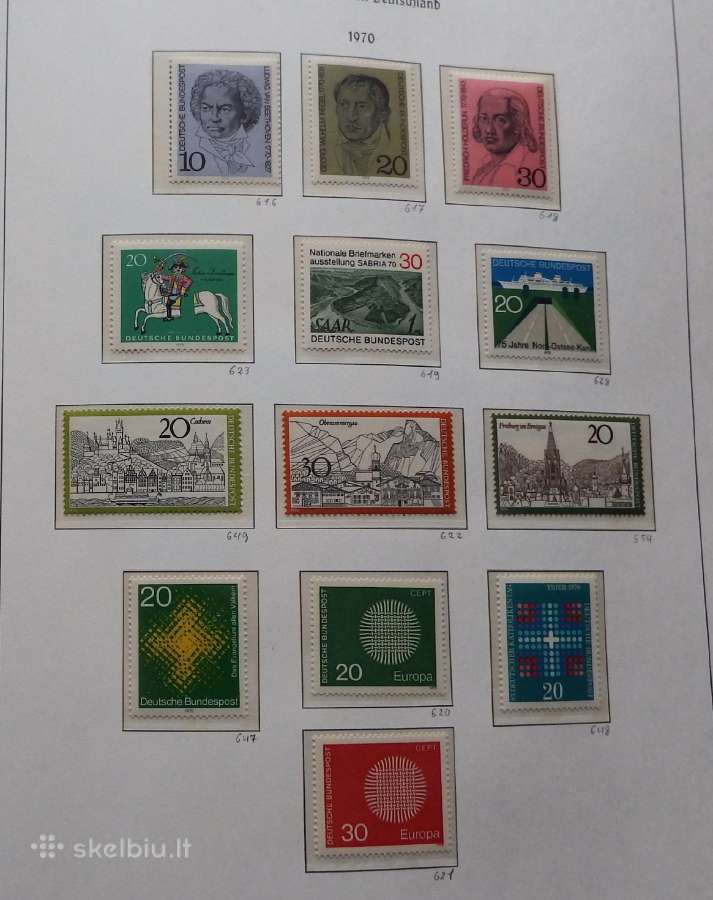Vokietija 1956-1978 m. pilna kolekcija p.ž. - nuotraukos Nr. 7
