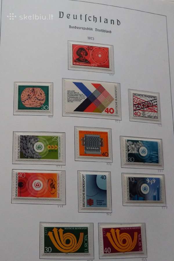 Vokietija 1956-1978 m. pilna kolekcija p.ž. - nuotraukos Nr. 8
