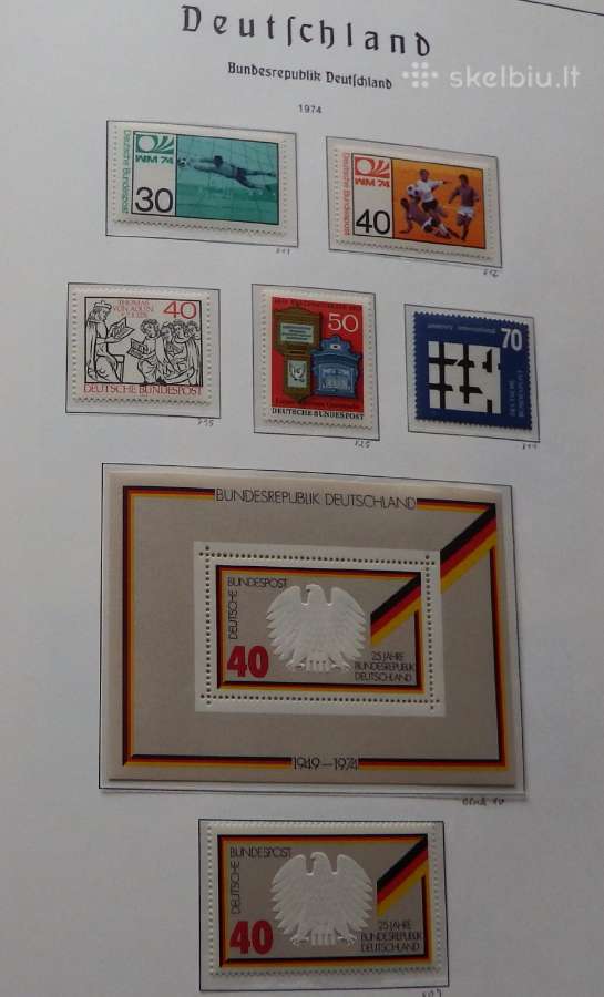 Vokietija 1956-1978 m. pilna kolekcija p.ž. - nuotraukos Nr. 9