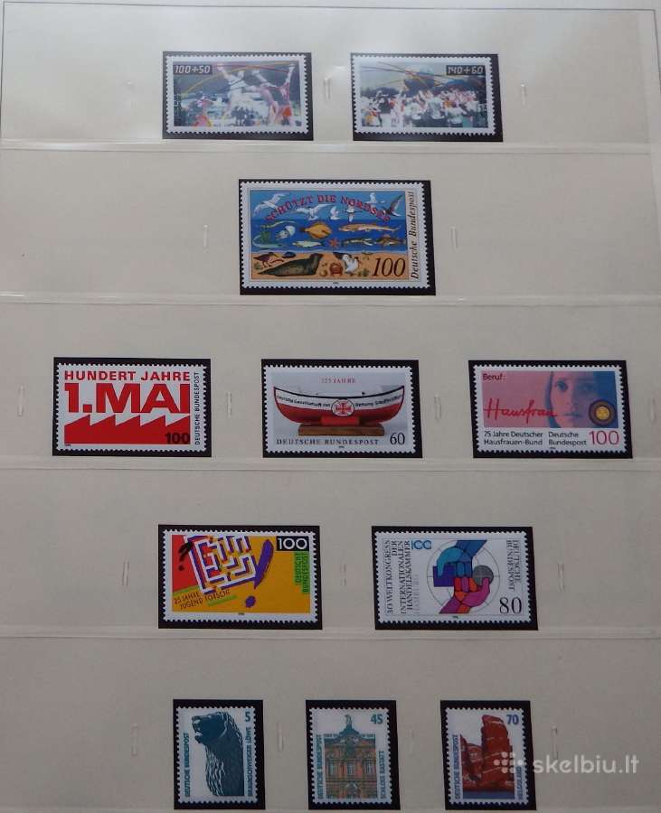 Vokietija 1983-1992 m. pilna kolekcija p.ž. - nuotraukos Nr. 3