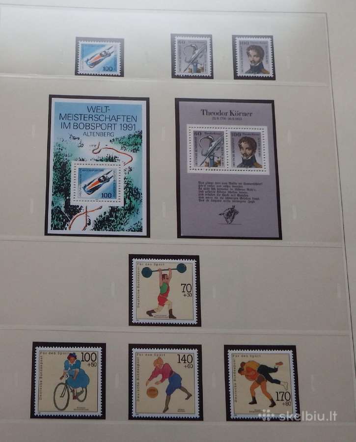 Vokietija 1983-1992 m. pilna kolekcija p.ž. - nuotraukos Nr. 5