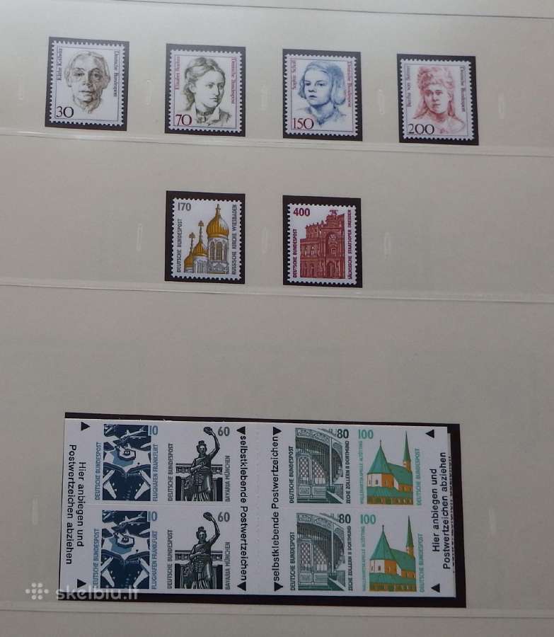 Vokietija 1983-1992 m. pilna kolekcija p.ž. - nuotraukos Nr. 7