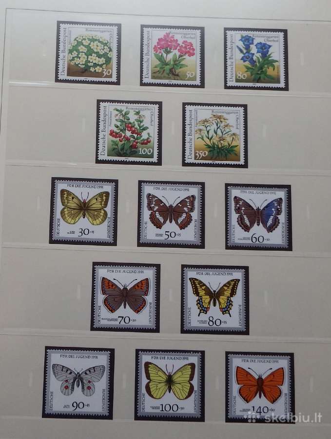 Vokietija 1983-1992 m. pilna kolekcija p.ž. - nuotraukos Nr. 9