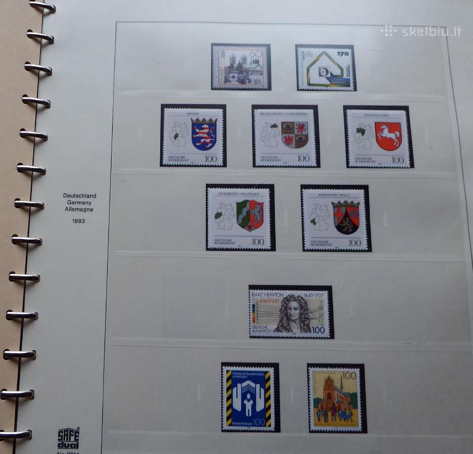 Vokietija 1993-1998 m. pilna kolekcija p.ž.