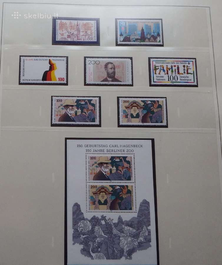 Vokietija 1993-1998 m. pilna kolekcija p.ž. - nuotraukos Nr. 5