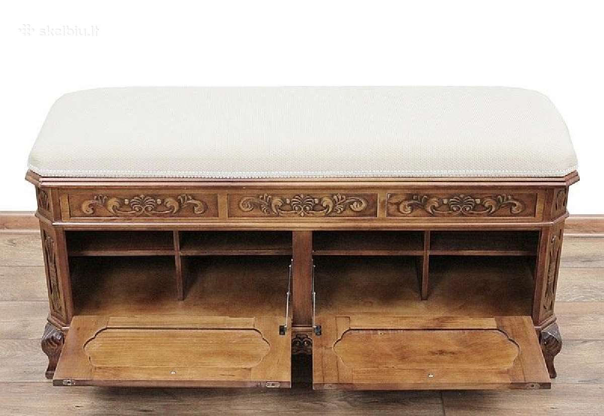 Nauji klasikiniai drožinėti prieškambario baldai - nuotraukos Nr. 30
