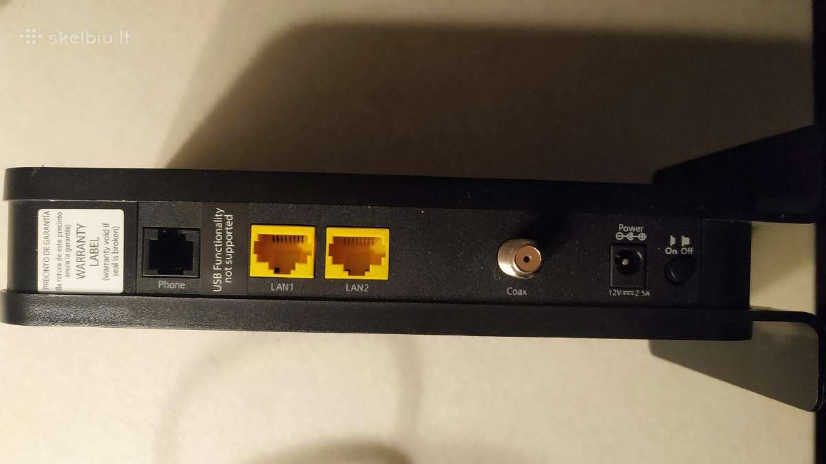 Naujas Netgear maršrutizatorius Cg3700emr - nuotraukos Nr. 2